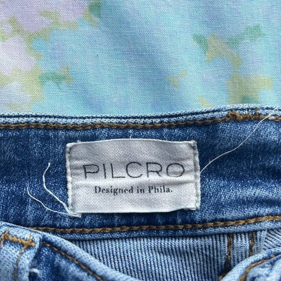 Anthropologie x Pilcro | The Yaya Mid-Rise Crop Straight Jeans Plus Size 32/14 - Picture 8 of 12